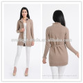 2016 Fashion pure cashmere cardigan sweater long sleeve with zipper